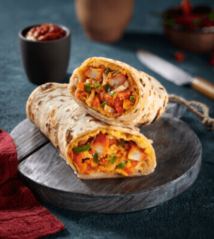 Butter Chicken kathi roll
